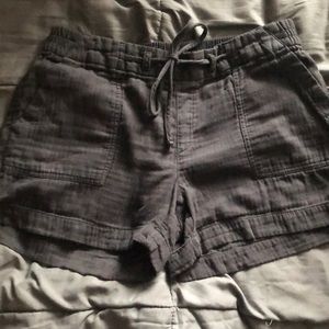 Charcoal grey flowy shorts